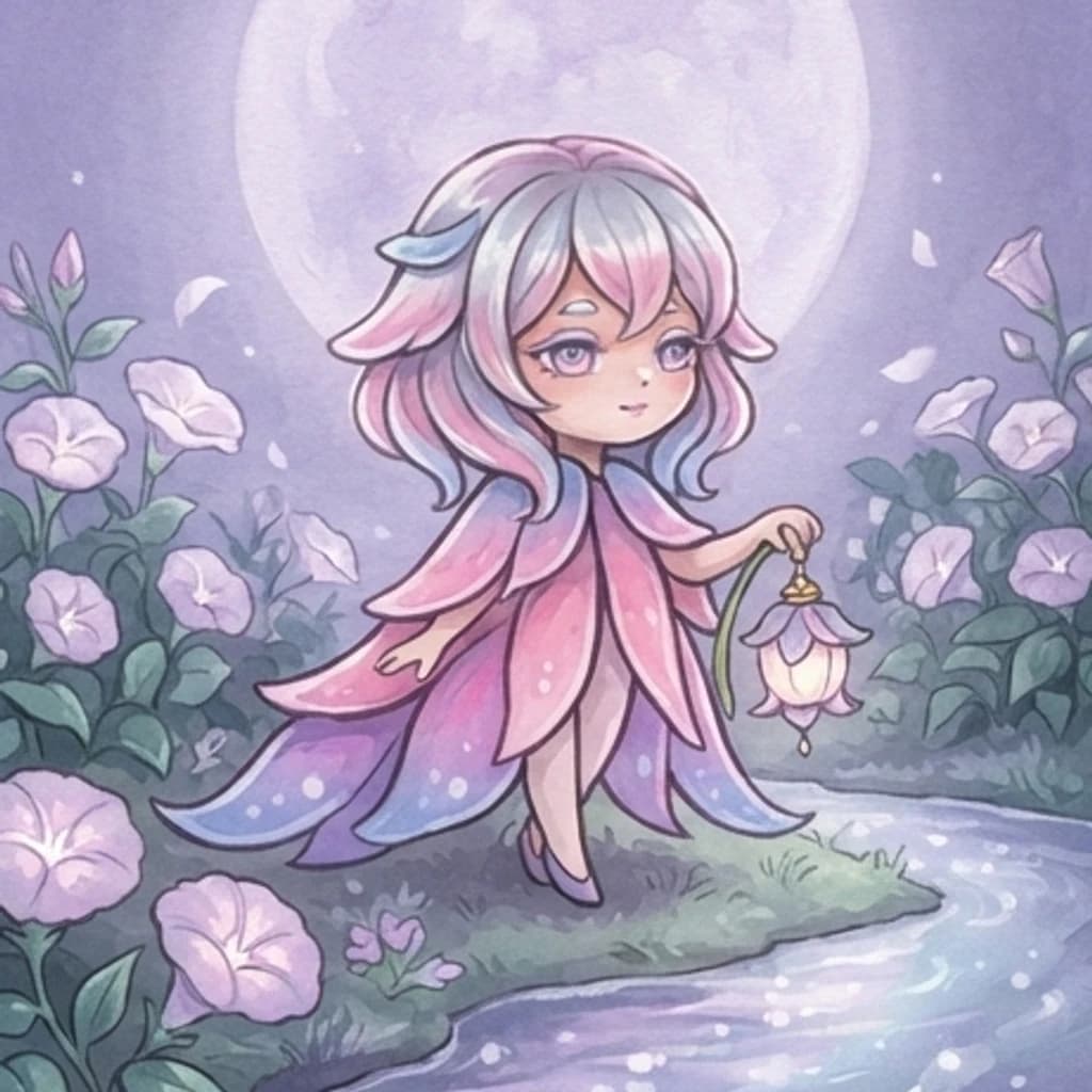 Lumi, Moon Petal Keeper character artwork