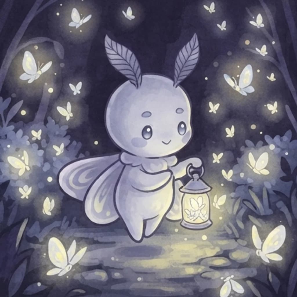 Tiny Moonmoth Keeper character artwork