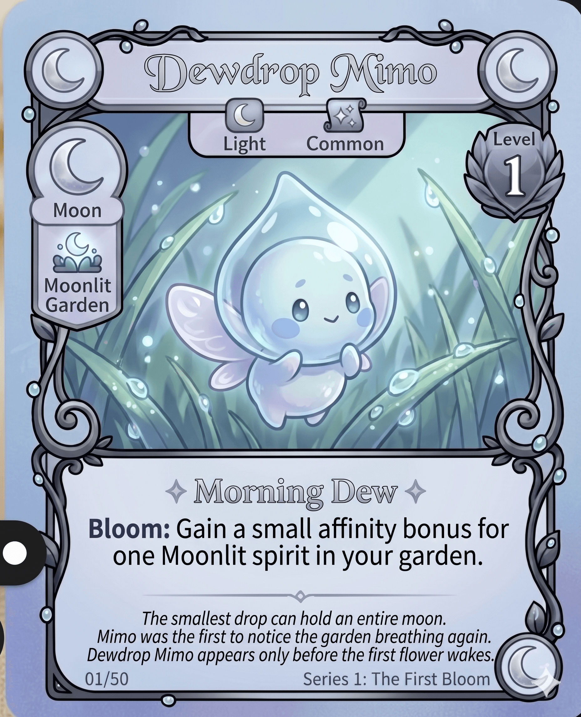 Dewdrop Mimo — Genesis Print collectible edition card