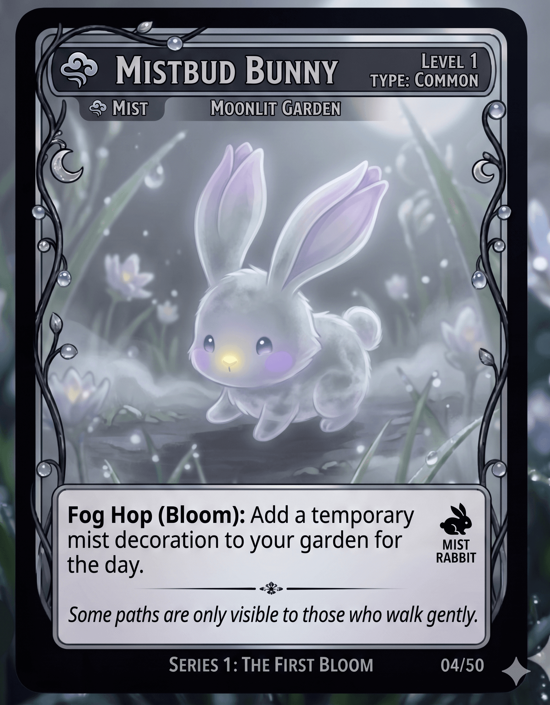 Lumi, Moon Petal Keeper — Genesis Print collectible edition card